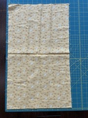 1930’s Vintage Feedsack Fabric-Over 1.5 Yards Total- Yellow Reproduction- VTG