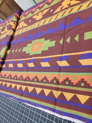 2.25 Yards Cotton Aztec Southwestern Geometric Print 100% COTTON QUILTING