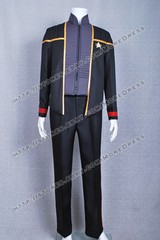 Cosplay Costume Fits Star Trek Insurrection Nemesis Coat Mess Uniform Outfit