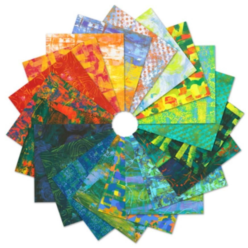 5″ Charm Pack – Urban Archeology Robert Kaufman Cotton Fabric Precuts M520.67