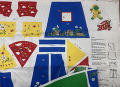 VTG 90s Beanbag Buddies Accessories Craft Panel Tent Fabric Traditions #51