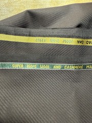 Bulgari fabric Wool and Cashmere 1 yard made in Italy brand new almost vintage