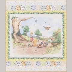 Studio E – Classic Winnie – 46.5″ X60″ Pooh And Friends Panel W/Stuffies – Minky