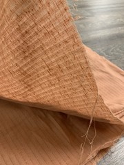 3 Yards Linen ? Fabric Cotton 44” X 112” Quilt Crafts Quilting Peach Coral