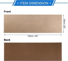 Versatile 20″ x 60″ Brown Suede Fabric for Cars, Trucks & RVs Interior Repairs