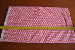 By 1/2 Yd, Orange & Pink on White Quilt Cotton, Moda/Terrain/Spain/27097, M8575