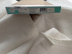 Wool Felt Fabric, Off-White, 20% Wool & 80% Rayon, 4.25 Yards, 37″ Wide