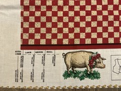 The Kesslers CONCORD’S AMERICAN HOMESTEAD VEST Fabric Panel USA Farm Cow Barn