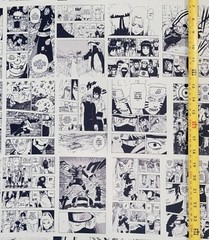 ANIME BLACK & WHITE MANGA 1 YARD FABRIC (36″X58″) – DIFFERENT PATTERN SELECTIONS