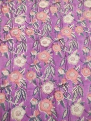 5 Yards Indian Hand Made Hand Block Print 100% Cotton Fabric Jaipur Fabric Throw