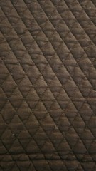 Pre Quilted double sided cotton diamond quilted black fabric 84″X42″