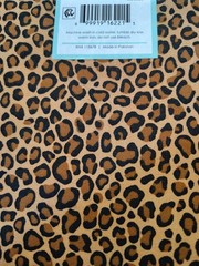 Cheetah Leopard Print Fat Quarter Fabric 100% Cotton Quilting Crafts 18×21 inch