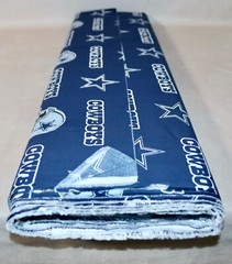 Dallas Cowboys ~ Large Logo Pattern NFL Cotton Fabric 1/4 Yard 9” X 56” New