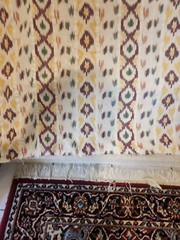 Ikat Linen Fabric by the Meter