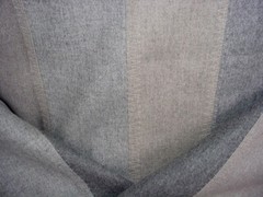 1-3/8Y Kravet 34913 New Suit Grey Heather Wool Blend Stripe Upholstery Fabric
