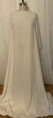 100% linen Pre-Shrunk White Gold Stripes Medium Weight Fabric 3Yds 29″ Long 51″W