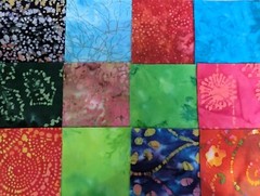48 PCS BATIK ~ 5″X5″ PRE-CUT QUILT SQUARES CHARM PACK ~ FREE SHIPPING