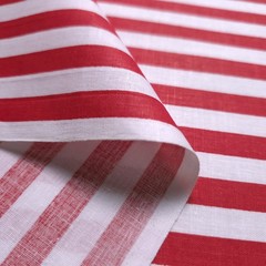 Red White Candy Stripe Red and White Poly Cotton Fabric 58″ By The Yard