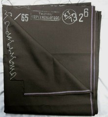 Dark Brown Polish Synthetic Fabric 58 Inches Wide x 1.8 Yards