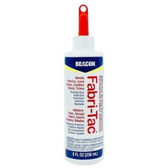 Fabri-Tac Fabric Glue – 8oz Permanent Adhesive