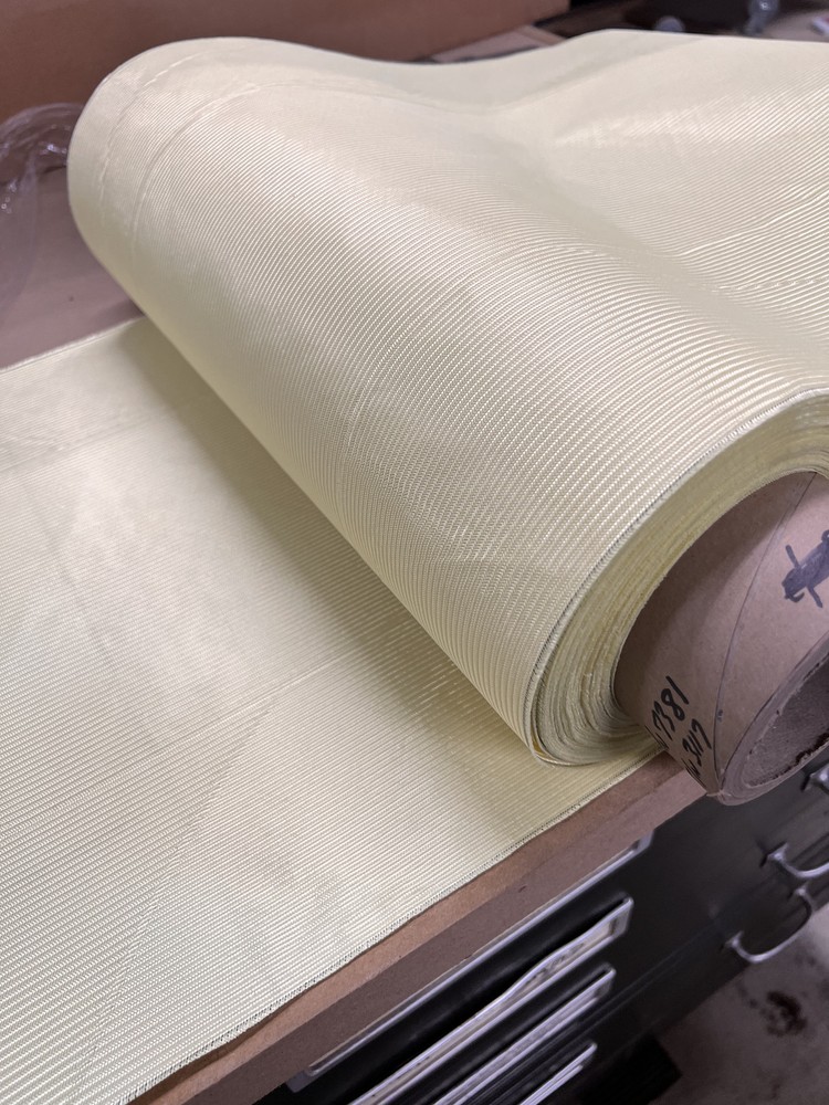 High Strength Triaxial Weave Aramid Fabric 200 GSM 16.449″ X 36″