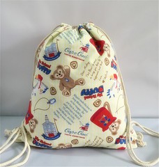 140*100cm Duffy Bear Pattern Cotton Sewing Fabric DIY Handmade Material