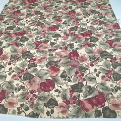 Apples Grapes Leaves Allover Screen Print Scotchgard Mill Creek Fabrics 3+ YDS