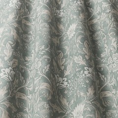 2.1 Metres iLiv Rococo Aqua 100% Cotton Curtain Upholstery Cushion Fabric