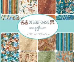 DESERT OASIS 3 yards MODA Fabric Create Joy quilting desert landscape 39761-11