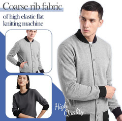 1 Pack Ribbing Fabric for Knit Cuffs, Thick Ribbing for Cuffs, Waistbands Neckli