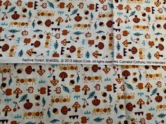 Festive Forest Mushroom Apples Bug Toss by Allison Cole for Camelot BTFQ