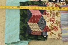 Lot, Large-Print Quilt Cotton Pieces & Scraps, 2 Pounds & 8 Ounces, S108