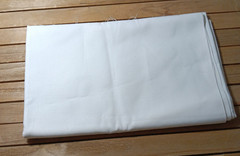 Sewing Fabric Pure White Poplin or Light Weight Canvas .75 yd x 44″