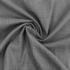 Black Houndstooth Dogstooth Fabric by Yard for Shirting Quilting Apparel & Craft