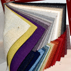 FABRIC SAMPLE BOOK Multi-Color Ps/Li Blend FAUX LINEN TEXTURES 48pcs LOT Brights