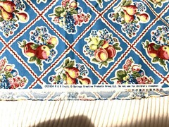 1.25 Yds R.&R. Fruit Retro Kitchen Towel Fabric by Springs Creative Prod-NEW OOP