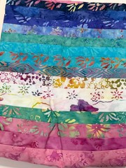 Anthology Fairyland 1/2 yard bundle 15 Batik fabrics NEW