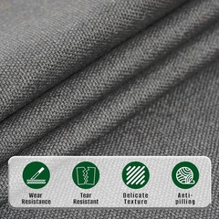 10oz Heavy Duty Cotton Canvas Fabric 60″ x 80″, Thick Cotton Duck Cloth for P…
