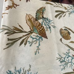 Waverly Inspirations “Coastal” and “Broad Stripes”Upholstery Fabric 3X two yards