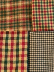 HOMESPUN FAT QUARTERS Bundle Of 4