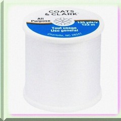 Black and White Sewing Thread Kit with Needles