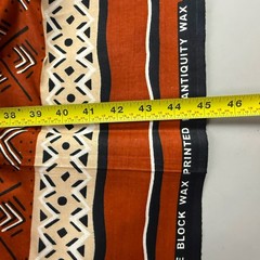 Antiquity Wax African Print Curtain Panel Tribal Mudcloth Fabric Cotton 2.6 Yard