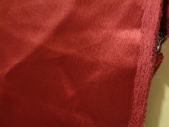 1 OneYard Burgundy / Maroon Vintage Satin Fabric 45″ Wide one piece is 7 1/2 yd