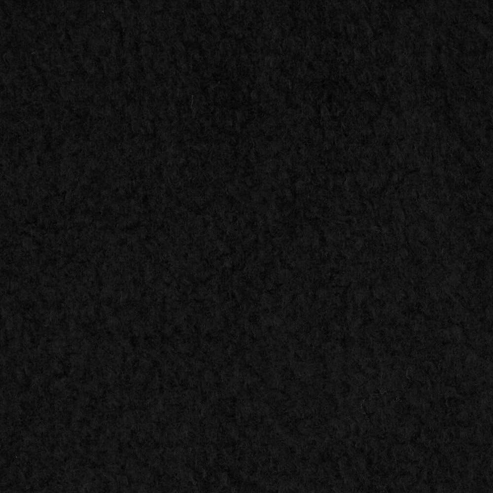 Yukon Solid Fleece Black Solid Fleece Fabric by the Yard Black A620.12