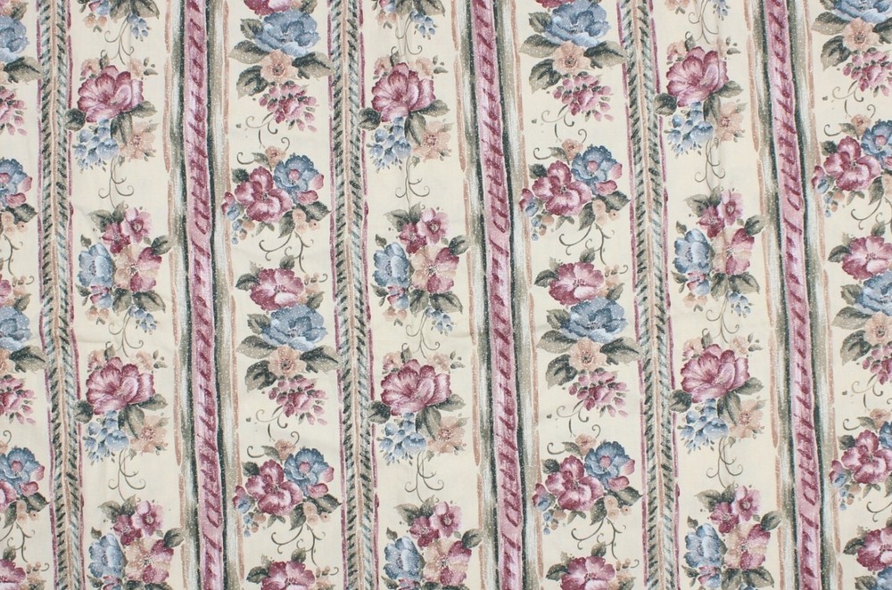 Mill Creek Fabric Striped Floral 109×32