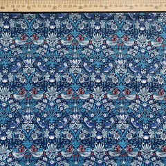 William Morris Strawberry Thief Painted Cotton Fabric for Sewing DIY BTHY 57″