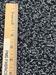 7/8 yard MODA Starry Sky 100% cotton fabric Novelty Celestial Midnight 24162