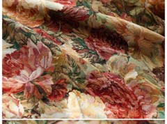 Vintage French Luxury Flowers Decorative Jacquard Tapestry Fabrics 58″Wide New