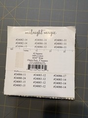 Midnight Magic By April Rosenthal For Riley Blake- 5” Charm Squares