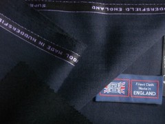 45% WOOL & 55% POLYESTER SUITING/JACKETING FABRIC MADE IN ENGLAND = 3.4 m.